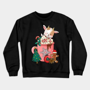 Cute and Lovely Animals with Christmas Vibes Crewneck Sweatshirt